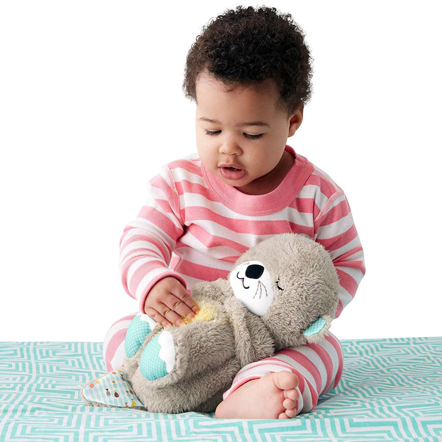 Fisher Price FXC66 Infant Baby Plush Bedtime Musical Soothe 'n Snuggle Otter - VMInnovations