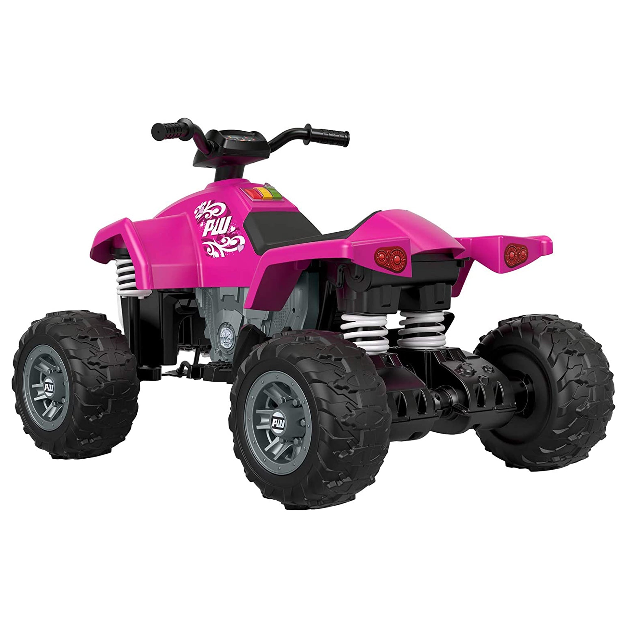 Fisher Price Power Wheels Battery Sport Racing Kid ATV Ride On, Pink (Open Box)
