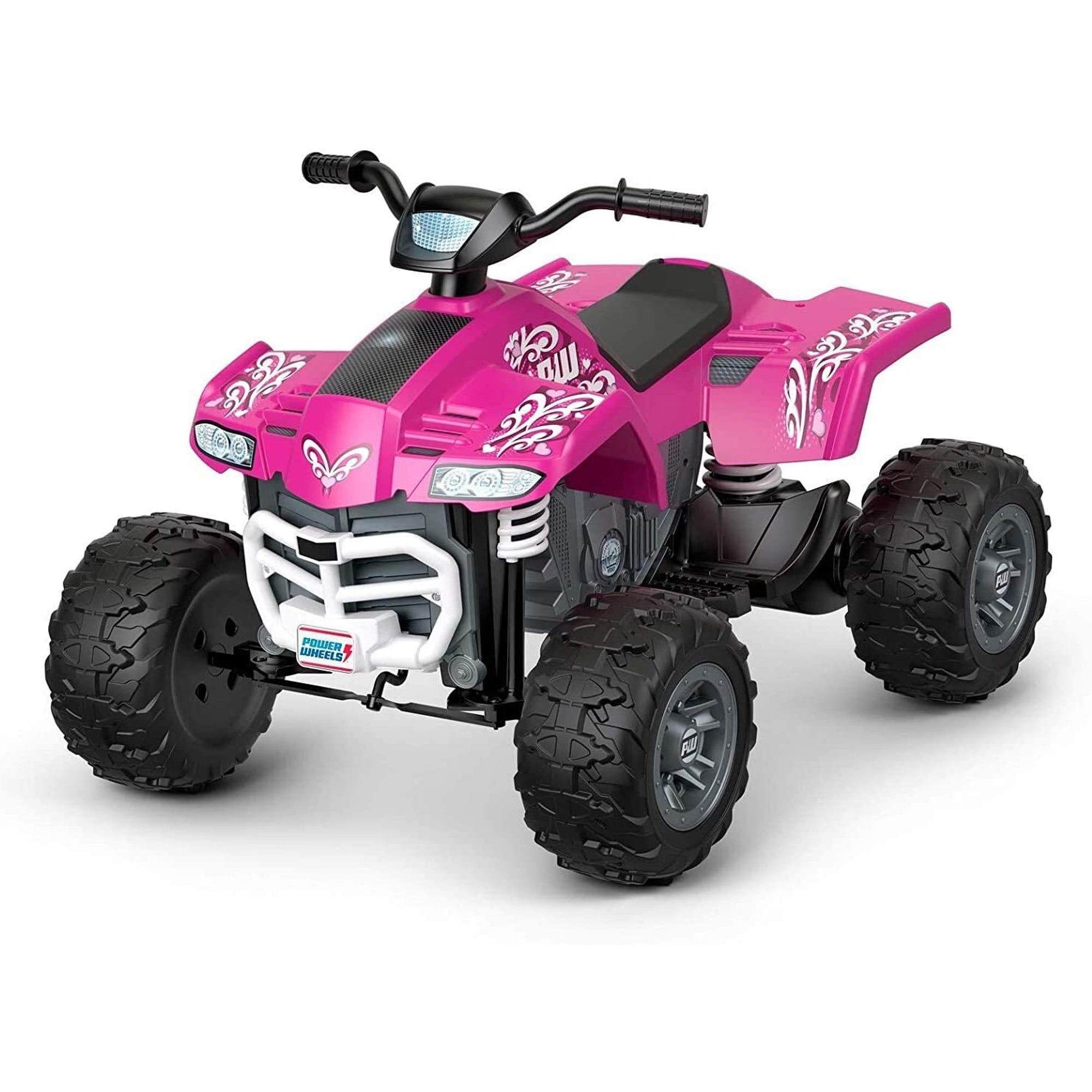 Fisher Price Power Wheels Battery Sport Racing Kid ATV Ride On, Pink (Open Box)