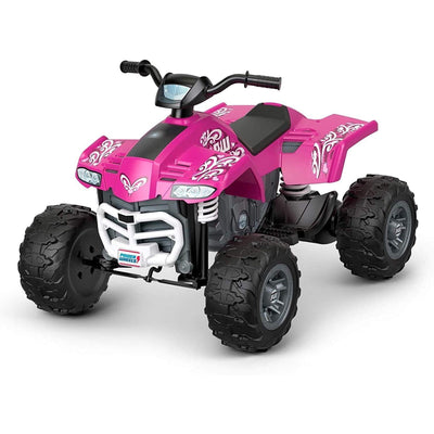 Fisher Price Power Wheels Battery Powered Electric Car ATV Ride Toy, Pink (Used)