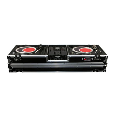 Odyssey 10 Inch Format DJ Mixer and 2 Standard Position Turntables Flight Case - VMInnovations