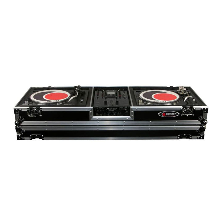 Odyssey 10 Inch Format DJ Mixer and 2 Standard Position Turntables Flight Case