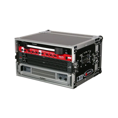 Odyssey FZER6 Adjustable 6U Pro Fight Zone Series Effects Rack Case with 6 Racks - VMInnovations