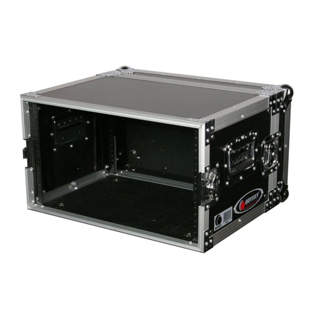 Odyssey FZER6 Adjustable 6U Pro Fight Zone Series Effects Rack Case with 6 Racks - VMInnovations