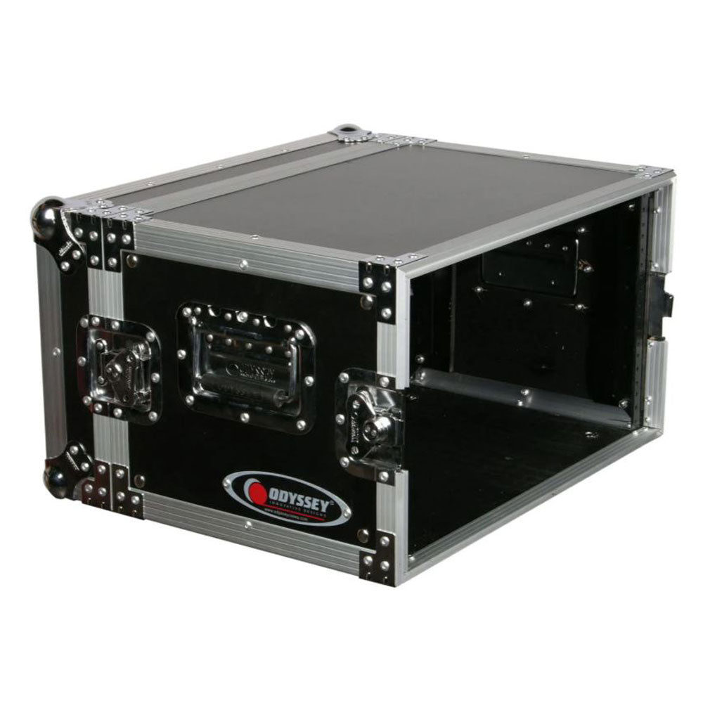 Odyssey FZER6 Adjustable 6U Pro Fight Zone Series Effects Rack Case with 6 Racks - VMInnovations