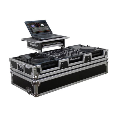 Odyssey 12 Inch Format DJ Mixer & 2 Large Media Player Coffin Flight (Open Box)