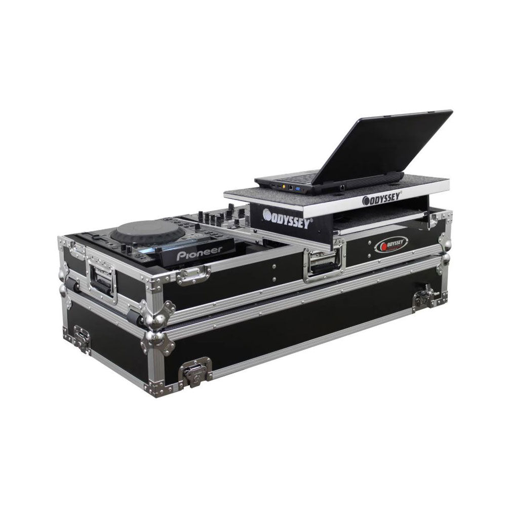 Odyssey 12 Inch Format DJ Mixer & 2 Large Media Player Coffin Flight (Open Box)