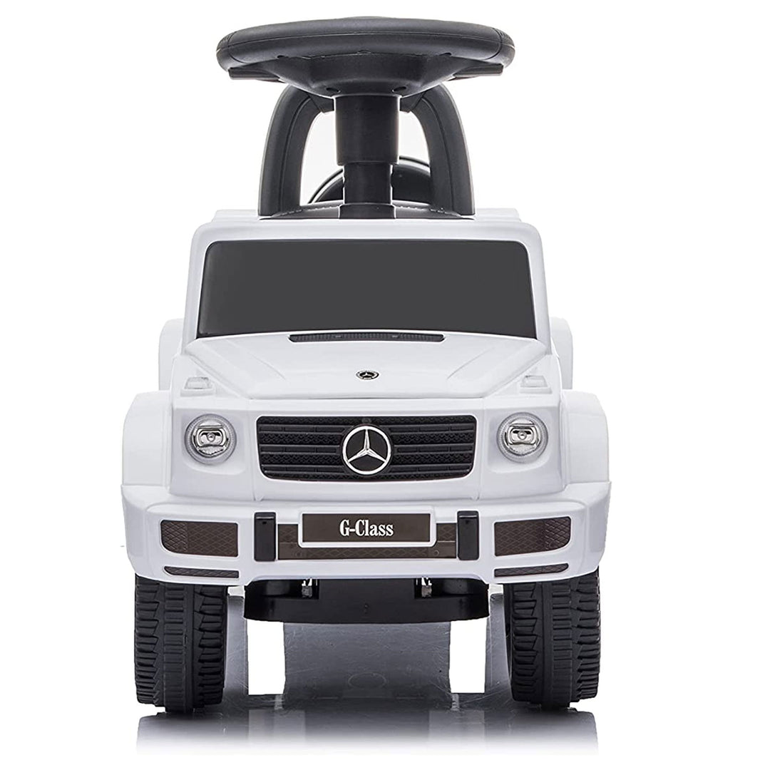 Best Ride On Car Kids Toddler Mercedes G-Wagon Push Car, White (Open Box)