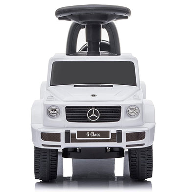 Best Ride On Car Kids Toddler Mercedes G-Wagon Push Car, White (Open Box) - VMInnovations