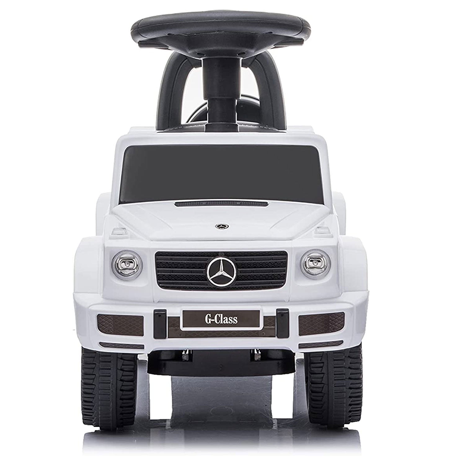 Best Ride On Car Kids Toddler Outdoor Stroller Mercedes, White (Open Box)