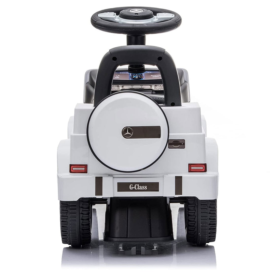 Best Ride On Car Kids Toddler Outdoor Stroller Mercedes, White (Open Box)