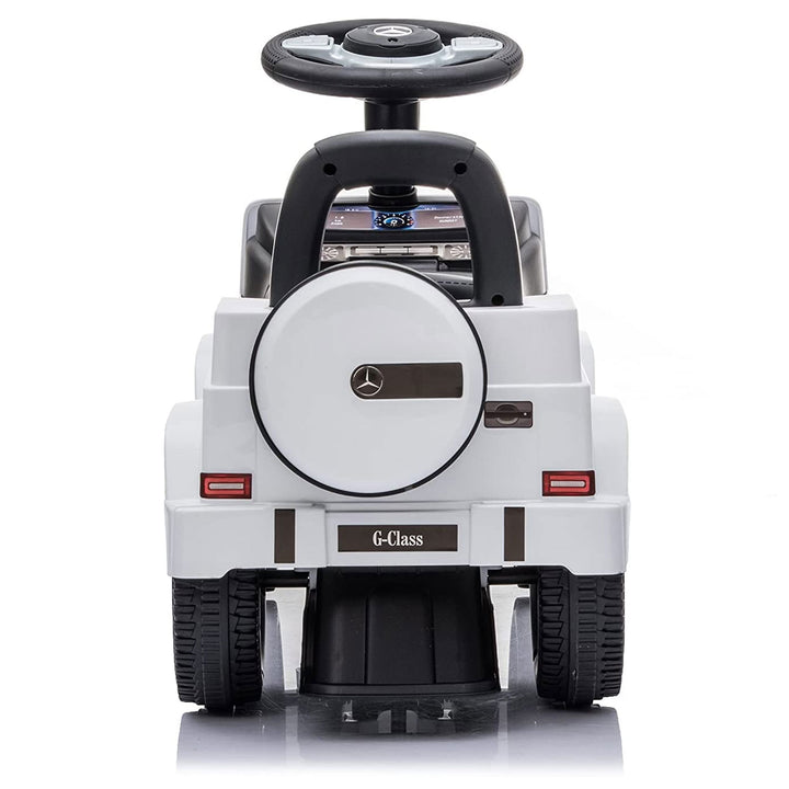 Best Ride On Car Kids Toddler Outdoor Stroller Mercedes, White (Open Box)