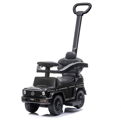 Best Ride On Cars Kids Stroller Mercedes G-Wagon Push Car, Black (Open Box)