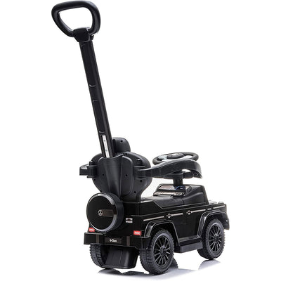 Best Ride On Cars Kids Outdoor Stroller Mercedes G-Wagon 3 in 1 Push Car, (Used) - VMInnovations