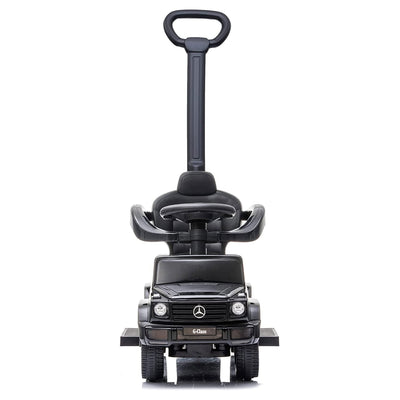 Best Ride On Cars Stroller Mercedes G-Wagon 3 in 1 Push Car, Black (Open Box)