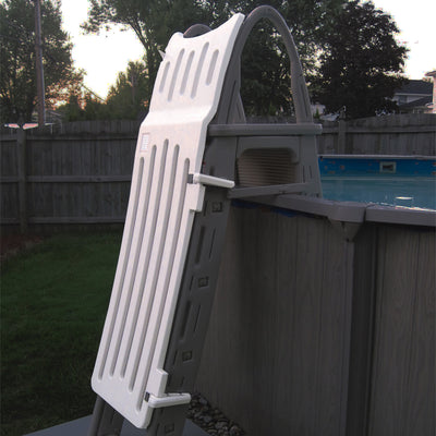 Confer Plastics Roll Guard Self Closing Auto Latching Pool Ladder Gate(Open Box)
