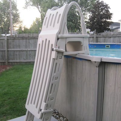 Confer Plastics Roll Guard Self Closing Auto Latching Pool Ladder Gate(Open Box)