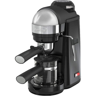 Brentwood 800W Cappuccino Brewer and Espresso Maker w/ Frothing Wand (Open Box) - VMInnovations