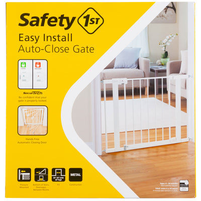 Safety 1st Easy Install Auto Close Mount 29 to 38 Inch Baby Safety Gate (Used)
