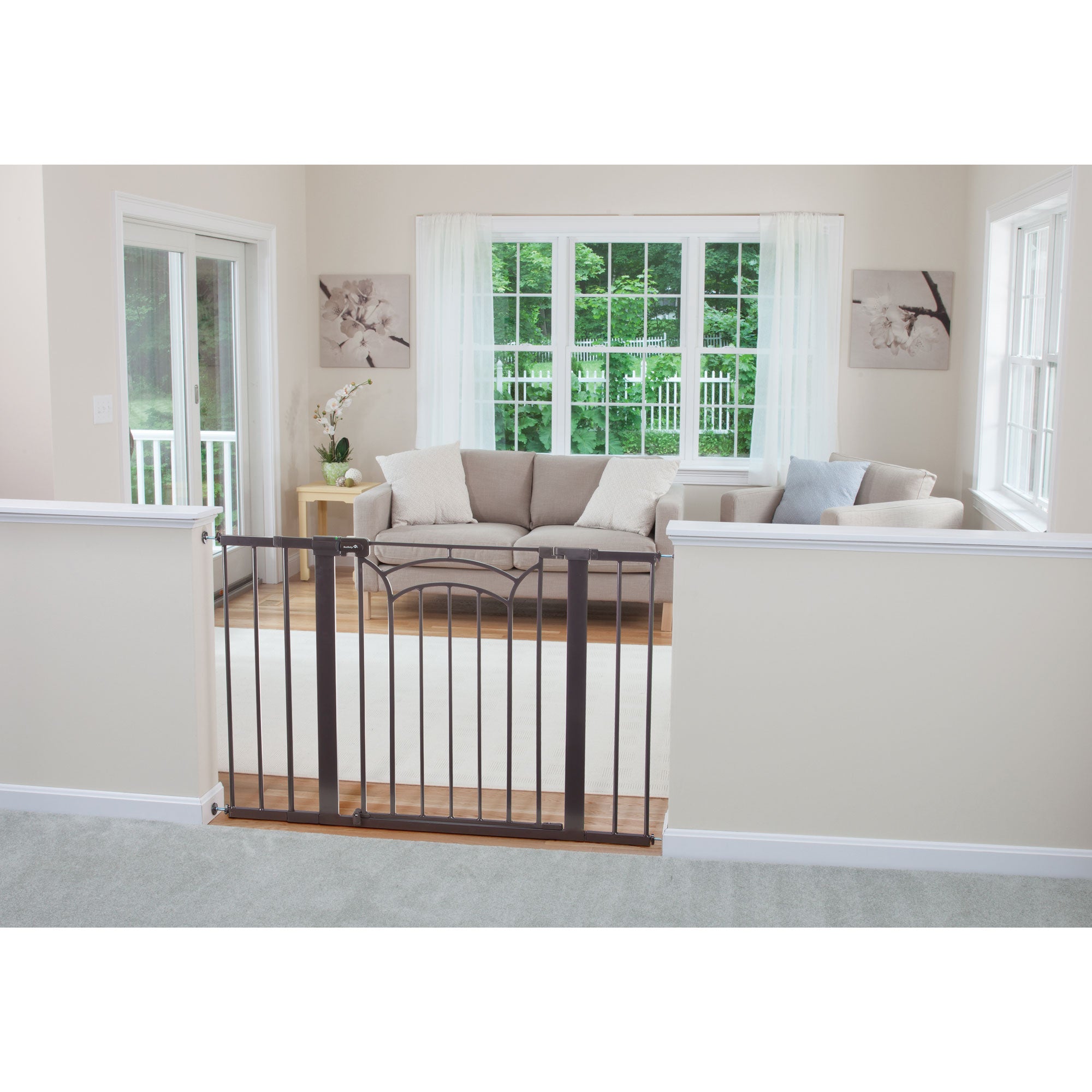 Safety Tall & Wide Pressure Mount 29 to 47 In Baby Safety Gate (Open Box)
