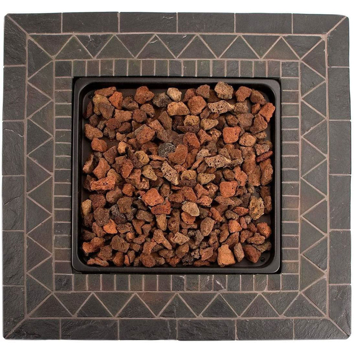 Endless Summer 30,000 BTU LP Gas Outdoor Fire Pit Table, Brown
