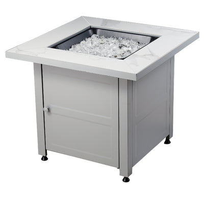 Endless Summer All Weather Outdoor Fire Pit with Faux Marble Finish (For Parts)