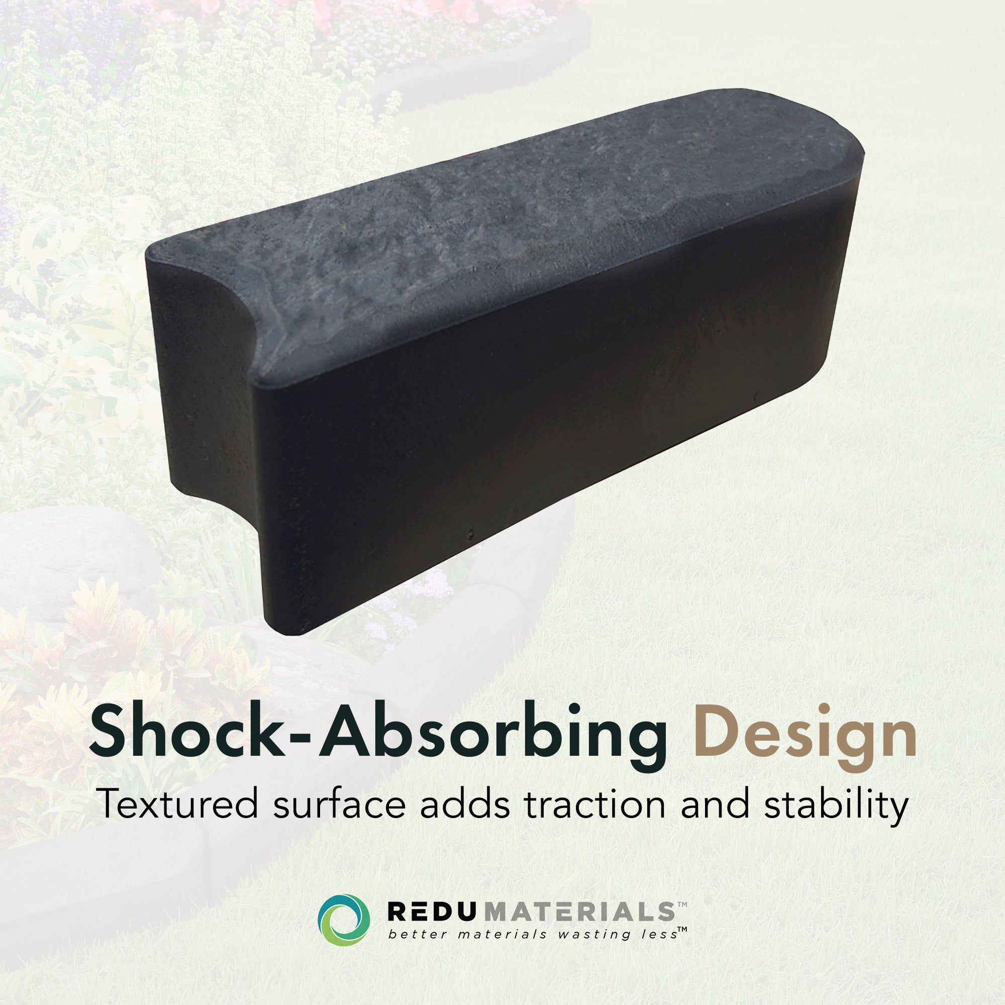 Garden Central 12pk 12"x4" Stomp Edge Slate Lightweight Garden Borders(Open Box) - VMInnovations
