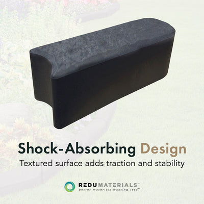 Garden Central 12pk 12"x4" Stomp Edge Slate Lightweight Garden Borders(Open Box) - VMInnovations