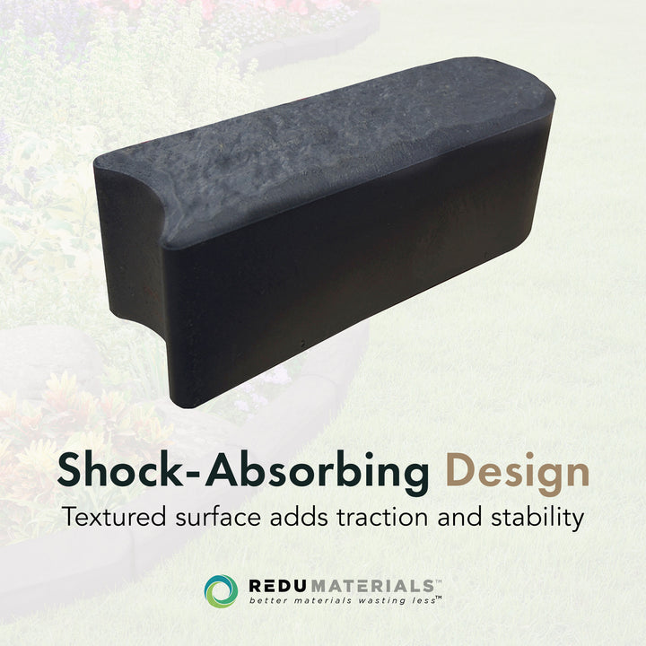 Garden Central 12pk 12"x4" Stomp Edge Slate Lightweight Garden Borders(Open Box)