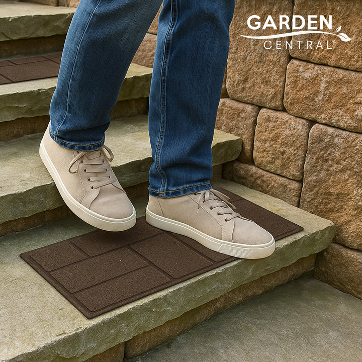 Garden Central 4pk 10" x 24" Cobblestone Stair Tread Decorative Panels(Open Box)