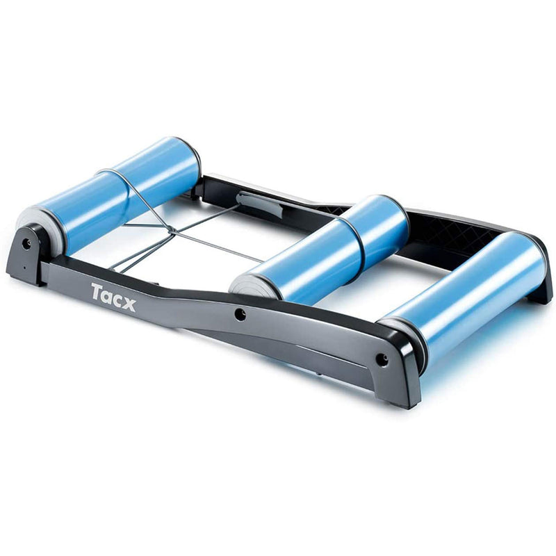 Garmin Tacx Antares Exercise Stationary Retractable Bike Trainer Roller, Blue