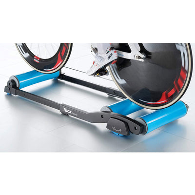 Garmin Tacx Galaxia Exercise Retractable Bike Trainer Roller, Blue (Open Box)
