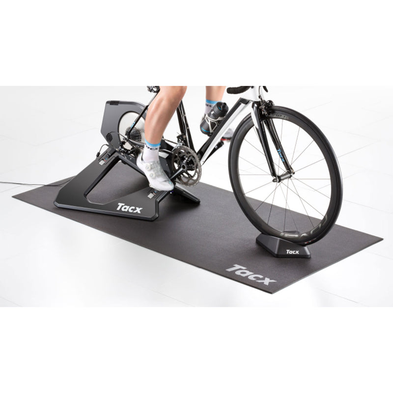 Garmin Tacx Rollable Foam Cyclist Gym Bike Exercise Trainer Floor Mat, Black