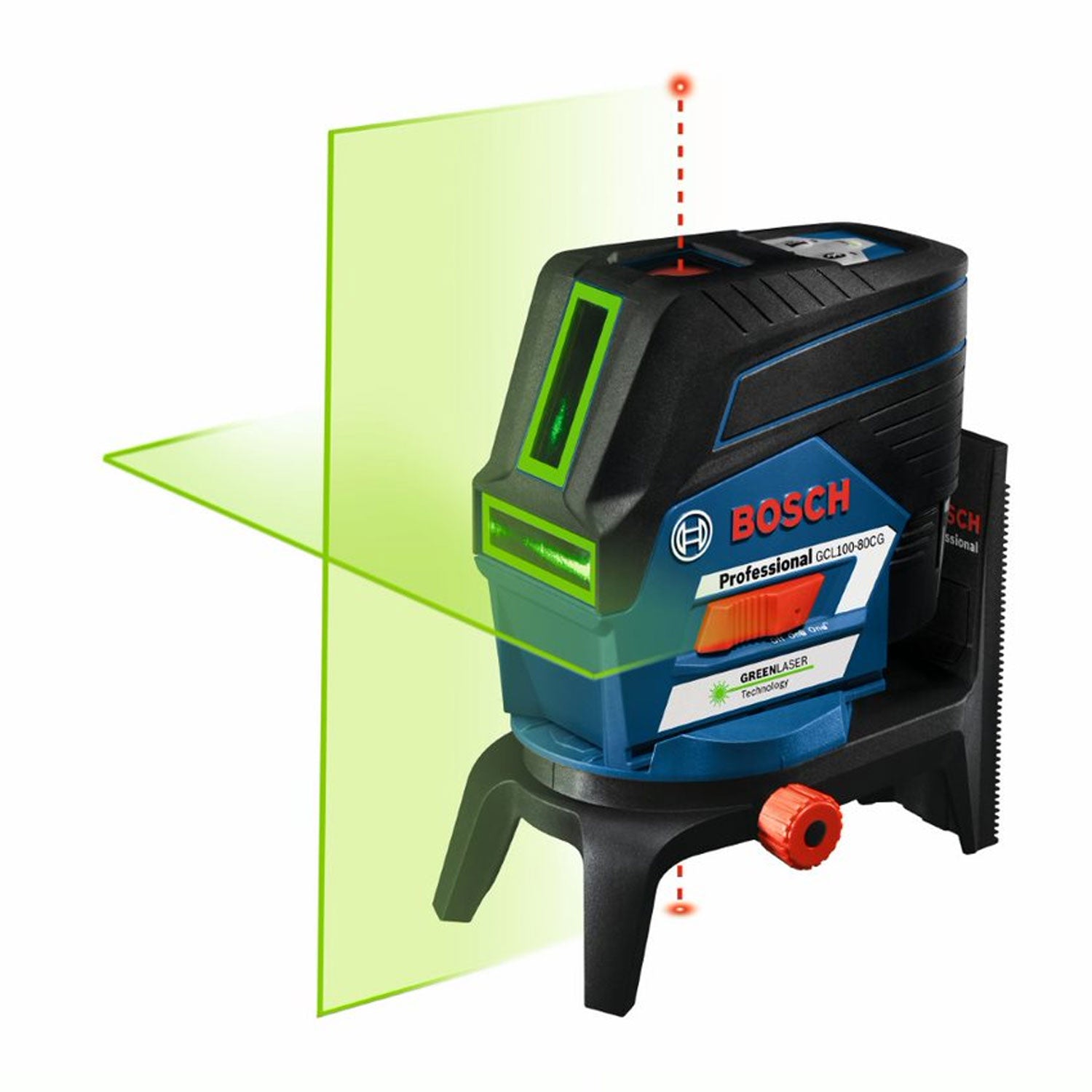 Bosch GCL100-80CG 12V Max Connected Beam Cross Line Laser w/Plumb Points (Used) - VMInnovations