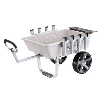 Gorilla Carts 200 Pound Capacity Heavy Duty Poly Fish and Marine Utility Cart - VMInnovations