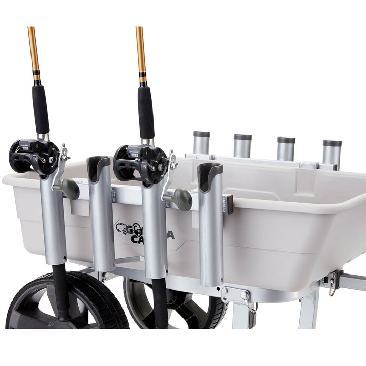 Gorilla Carts 200 Pound Capacity Poly Fish and Marine Utility Cart (For Parts) - VMInnovations