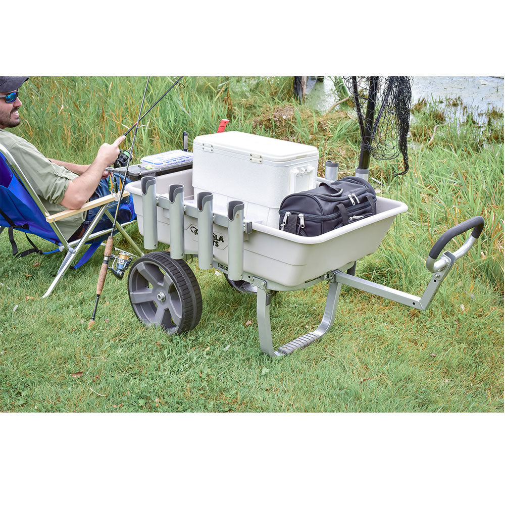 Gorilla Carts 200 Pound Capacity Poly Fish and Marine Utility Cart (For Parts) - VMInnovations