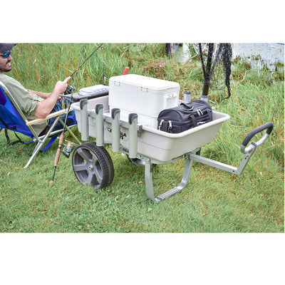 Gorilla Carts 200 Pound Capacity Poly Fish and Marine Utility Cart (For Parts)