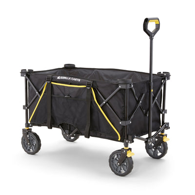 Gorilla Carts 7 Cubic Feet Foldable Utility Wagon with Oversized Bed (Used) - VMInnovations