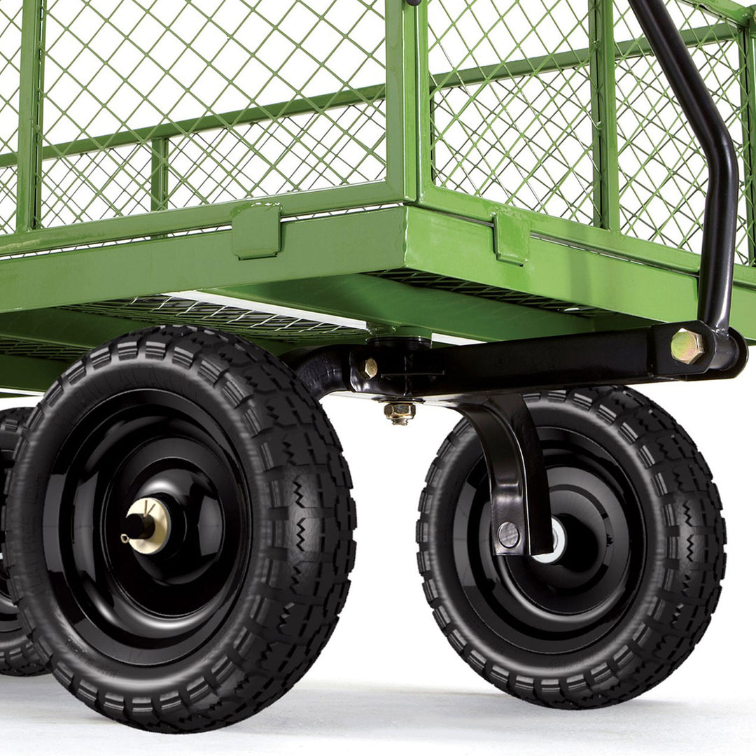 Gorilla Carts 10 Inch No Flat Replacement Tire for Utility Cart, 2 Pack (Used) - VMInnovations
