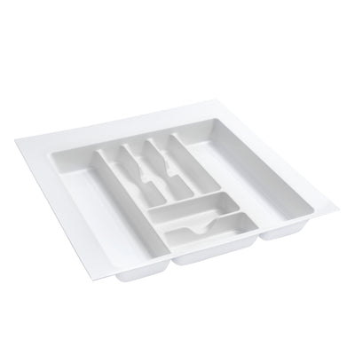 Rev-A-Shelf GCT-4W-52 Plastic 7 Compartment Cutlery Tray Insert Organizer, White