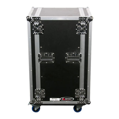 Odyssey FZAR20W Heavy Duty Portable Flight Zone 20 Space Amp Rack With Wheels - VMInnovations