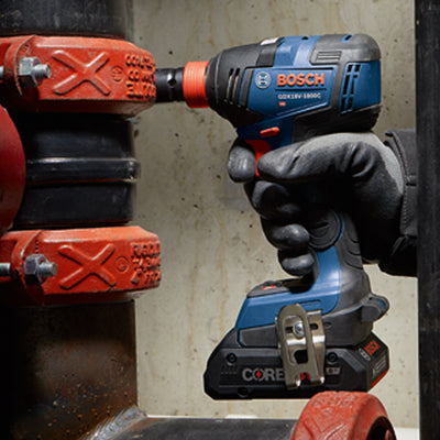 Bosch 2 in 1 Impact Driver Wrench w/ Rechargeable Battery, Bag (Open Box)