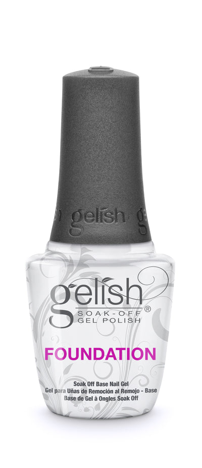 Gelish Mini Sassy Intergalactic Glam Gel Nail Polish 6 Pack & Basix Care Kit - VMInnovations