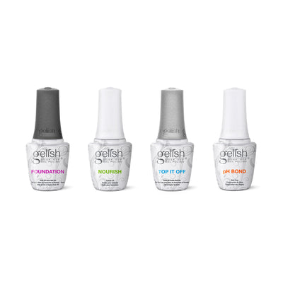 Gelish 18G Gel LED Nail Polish Curing Light + Fantastic Four Gel Polish Prep Kit - VMInnovations