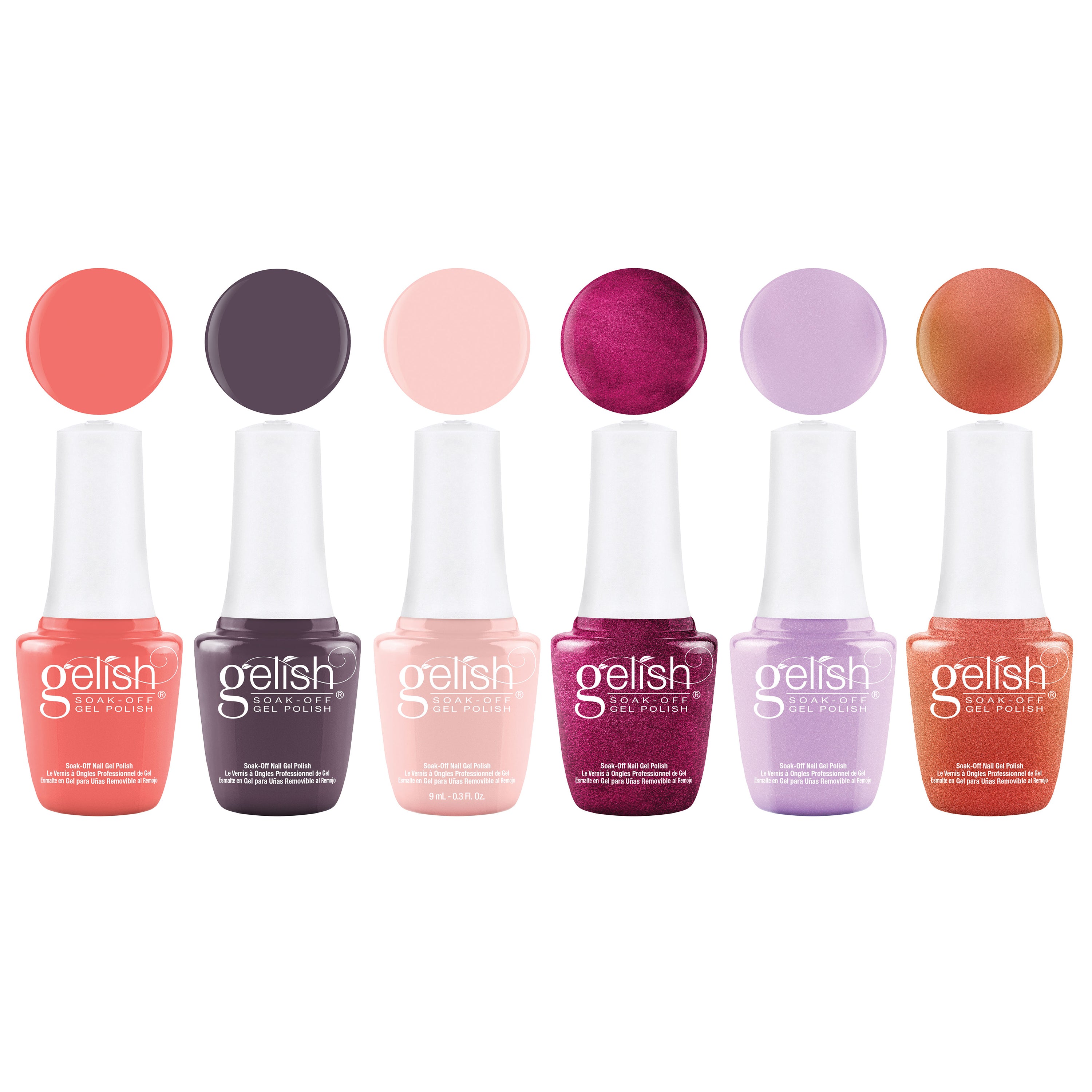Gelish Mini Fantastic Four Essentials Kit, Sunrise Collection, & LED Light Lamp