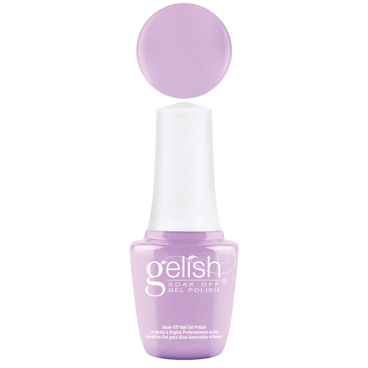Gelish Shimmer Sunrise Gel Nail Polish Set w/ 110 Stiletto Tips Kit & LED Light