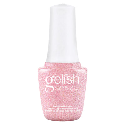 Gelish Pretty In Pink Gel Nail Polish Set w/ 110 Stiletto Tips Kit & LED Light - VMInnovations