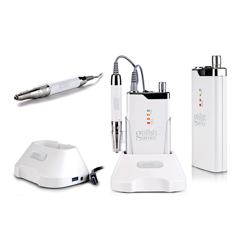 Gelish 1168008 Go File Professional Portable Hybrid Electric Nail File Machine