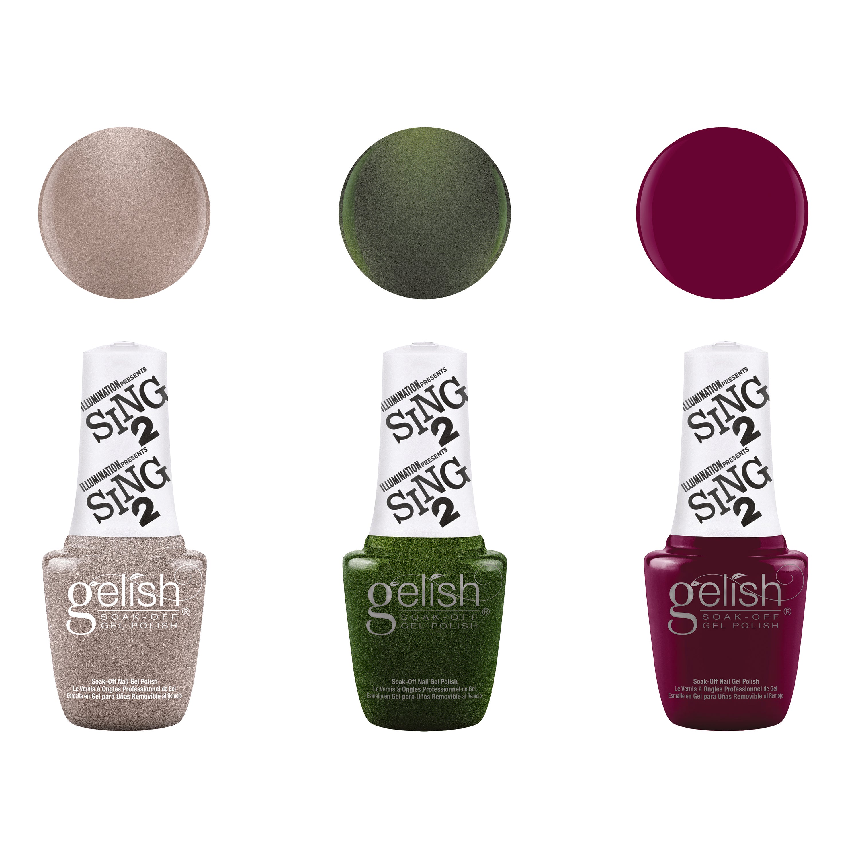 Gelish Nail Curing LED Lamp, Basix Polish Starter Kit, & Mini Winter Sing 2 Set